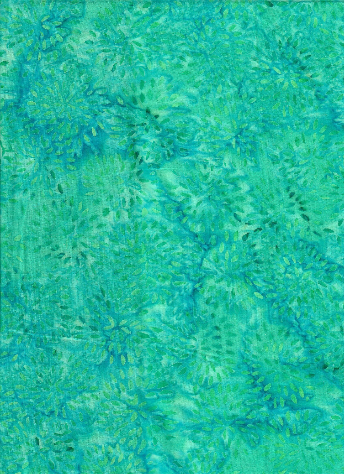 Small Pointed Floral (Turquoise Dandelions)