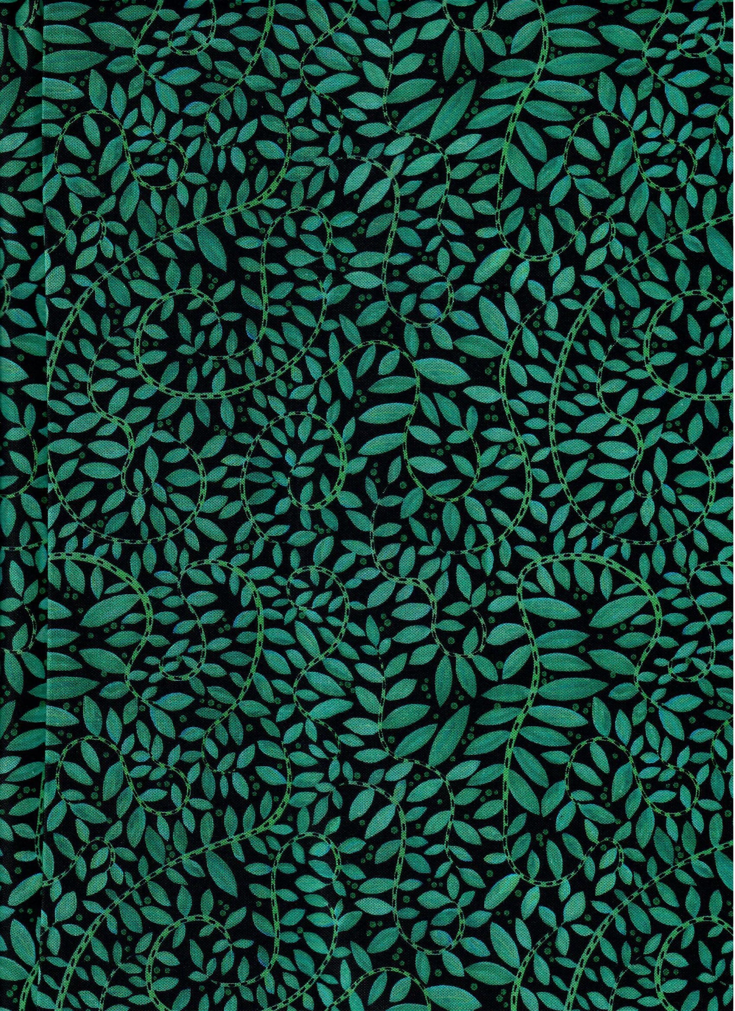 Fantasy Fern Teal/Black