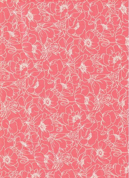 Poppy Outline Rouge (Amazing Poppies)