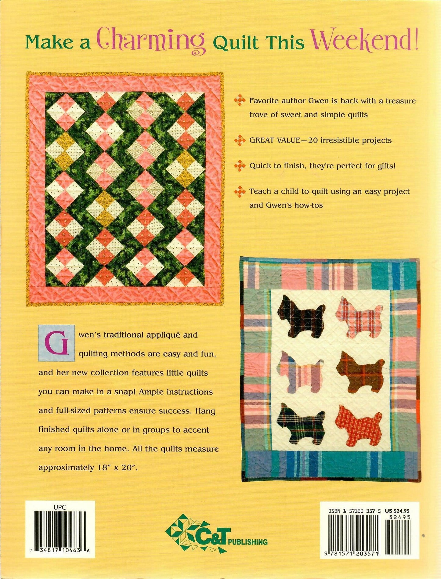 Folk-Art Quilts: 20 Traditional Projects to Piece & Appliqué by Gwen Marston