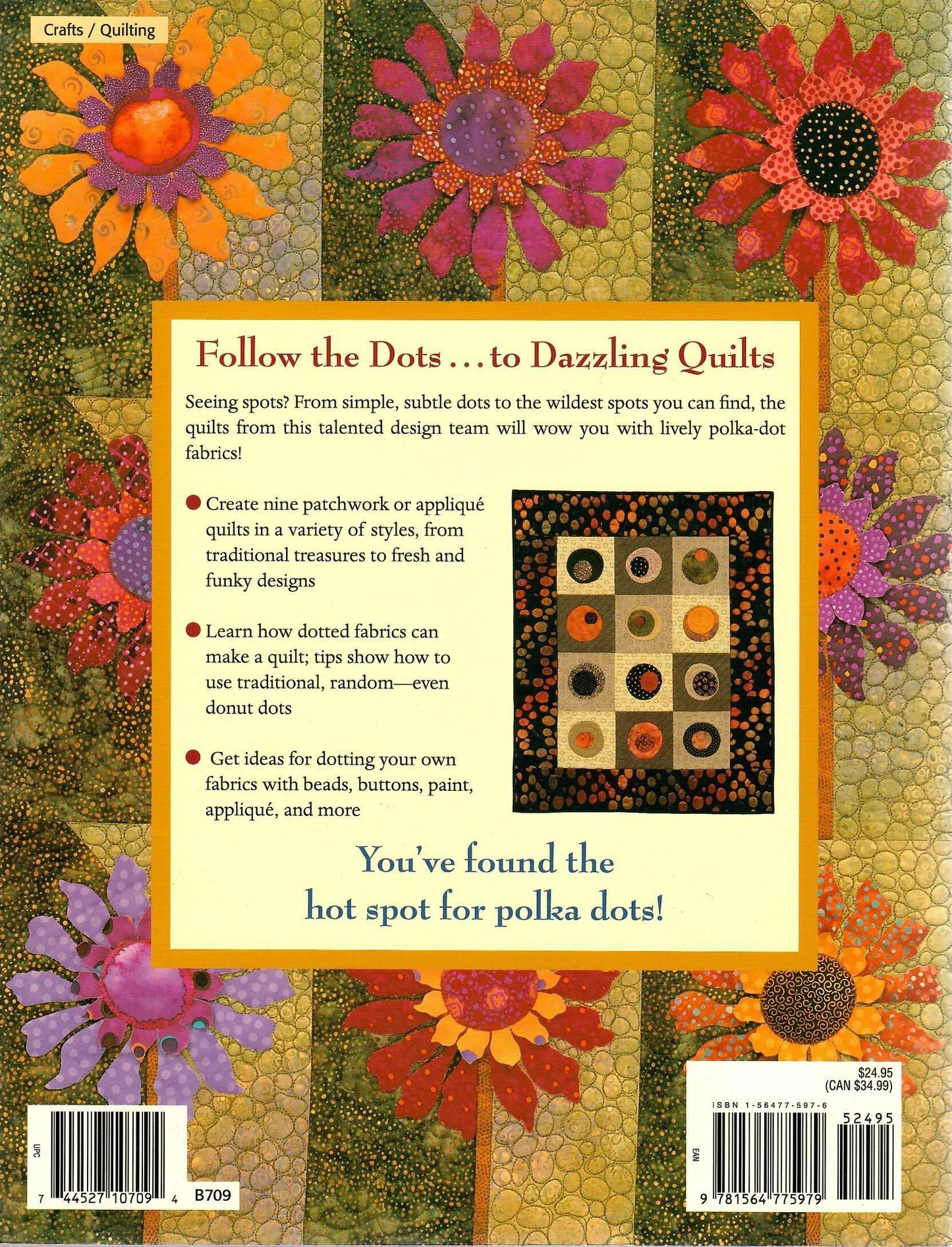 Follow the Dots to Dazzling Quilts by Joan Segna & Jayme Crow