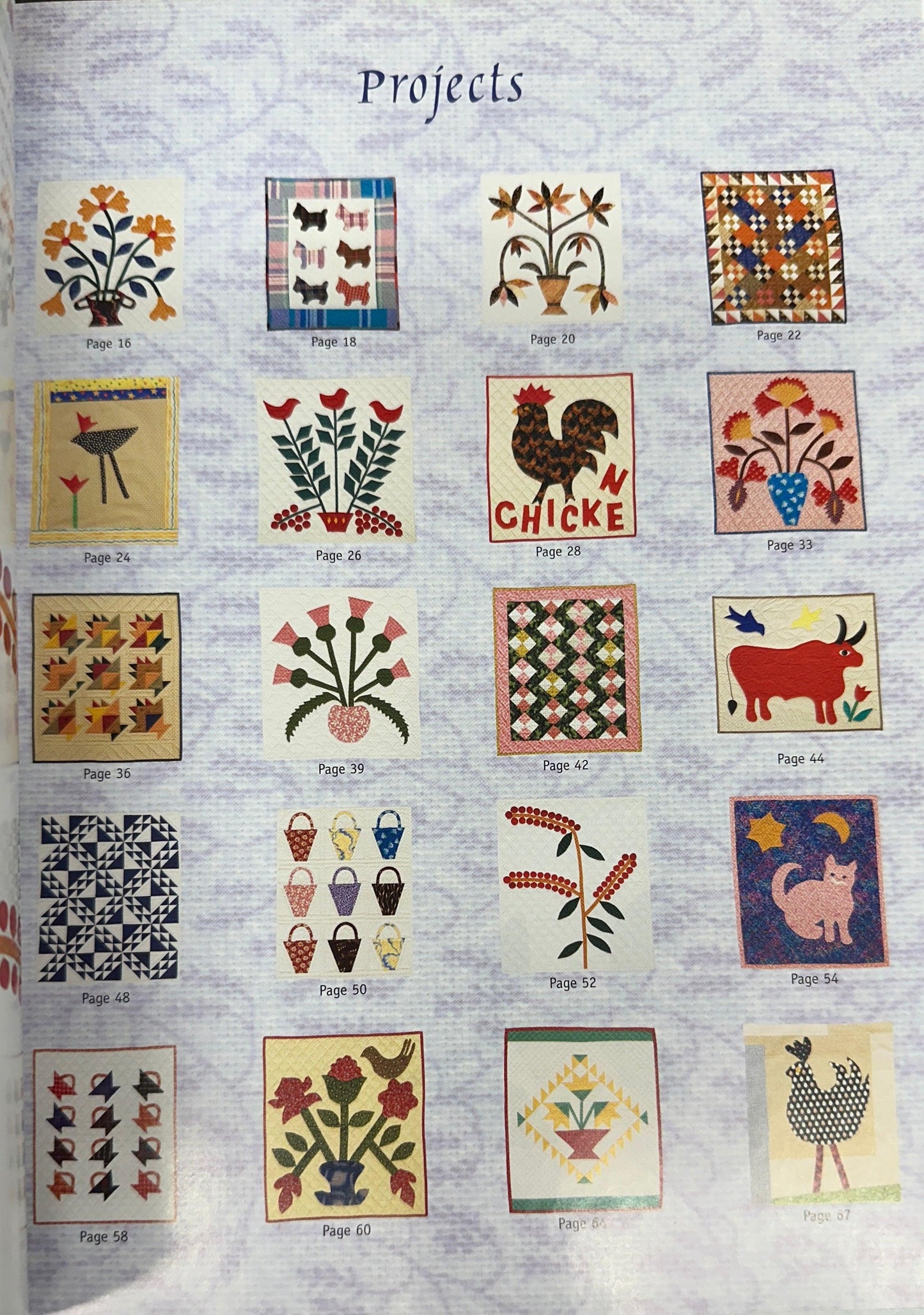 Folk-Art Quilts: 20 Traditional Projects to Piece & Appliqué by Gwen Marston