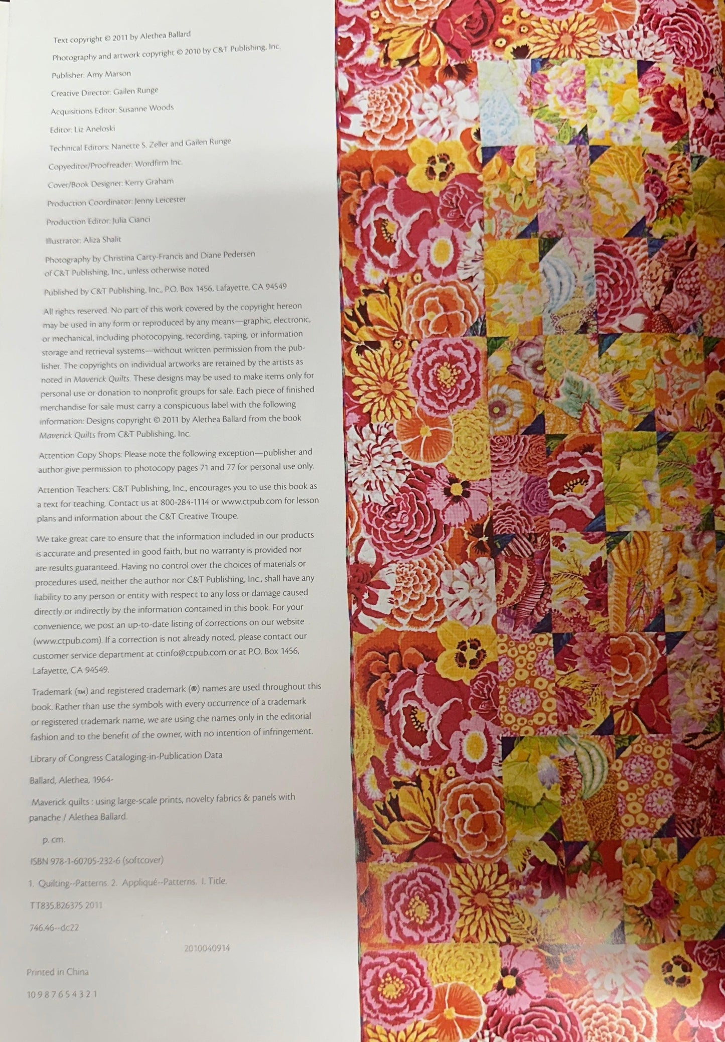 Maverick Quilts: Using Large-Scale Prints, Novelty Fabrics & Panels with Panache by Alethea Ballard