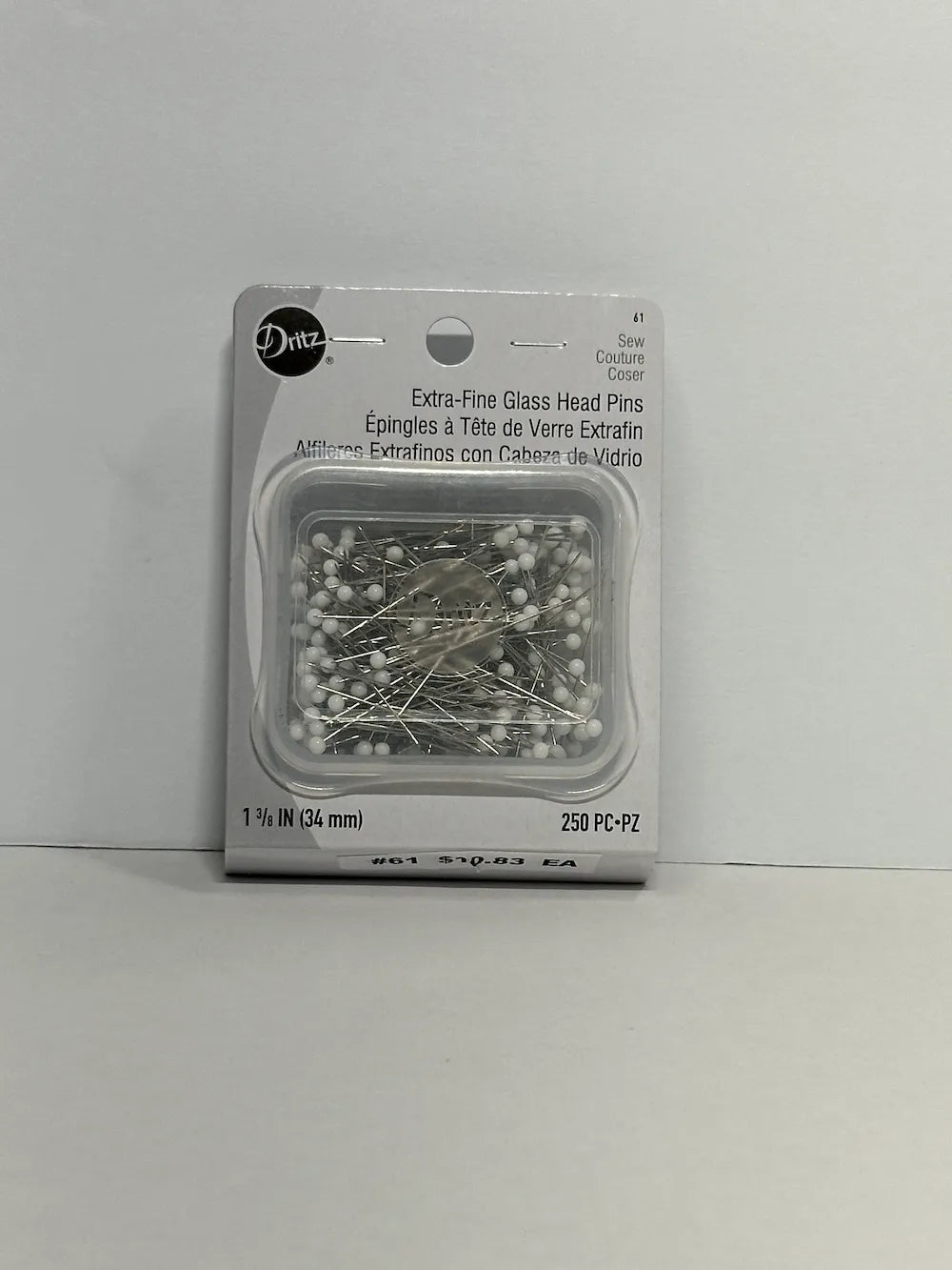 Extra-Fine Glass Head Pins