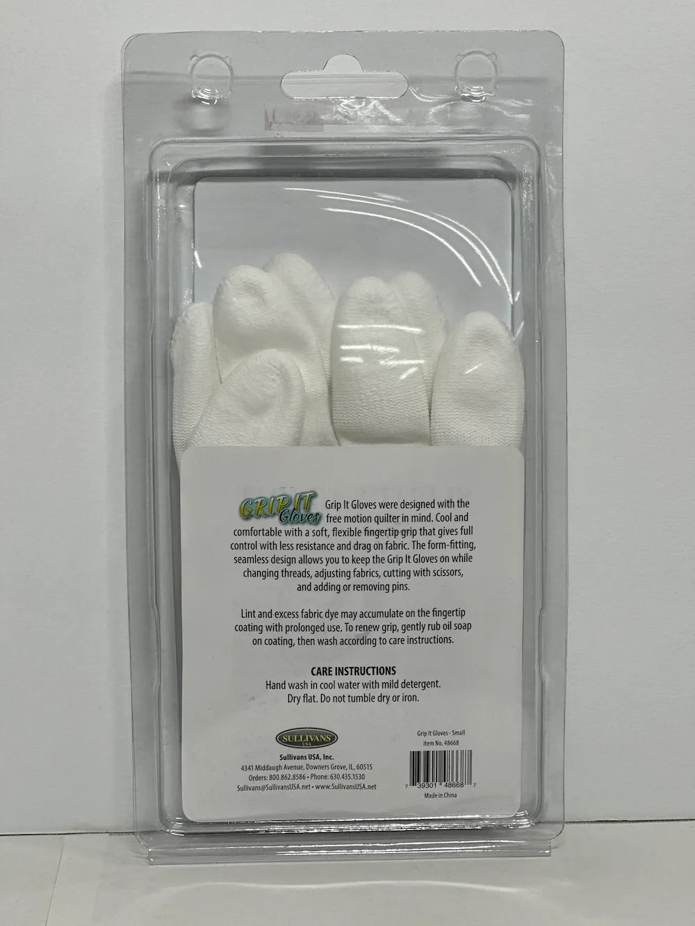 Grip It Gloves for Free Motion Quilting, Sewing, & Crafting