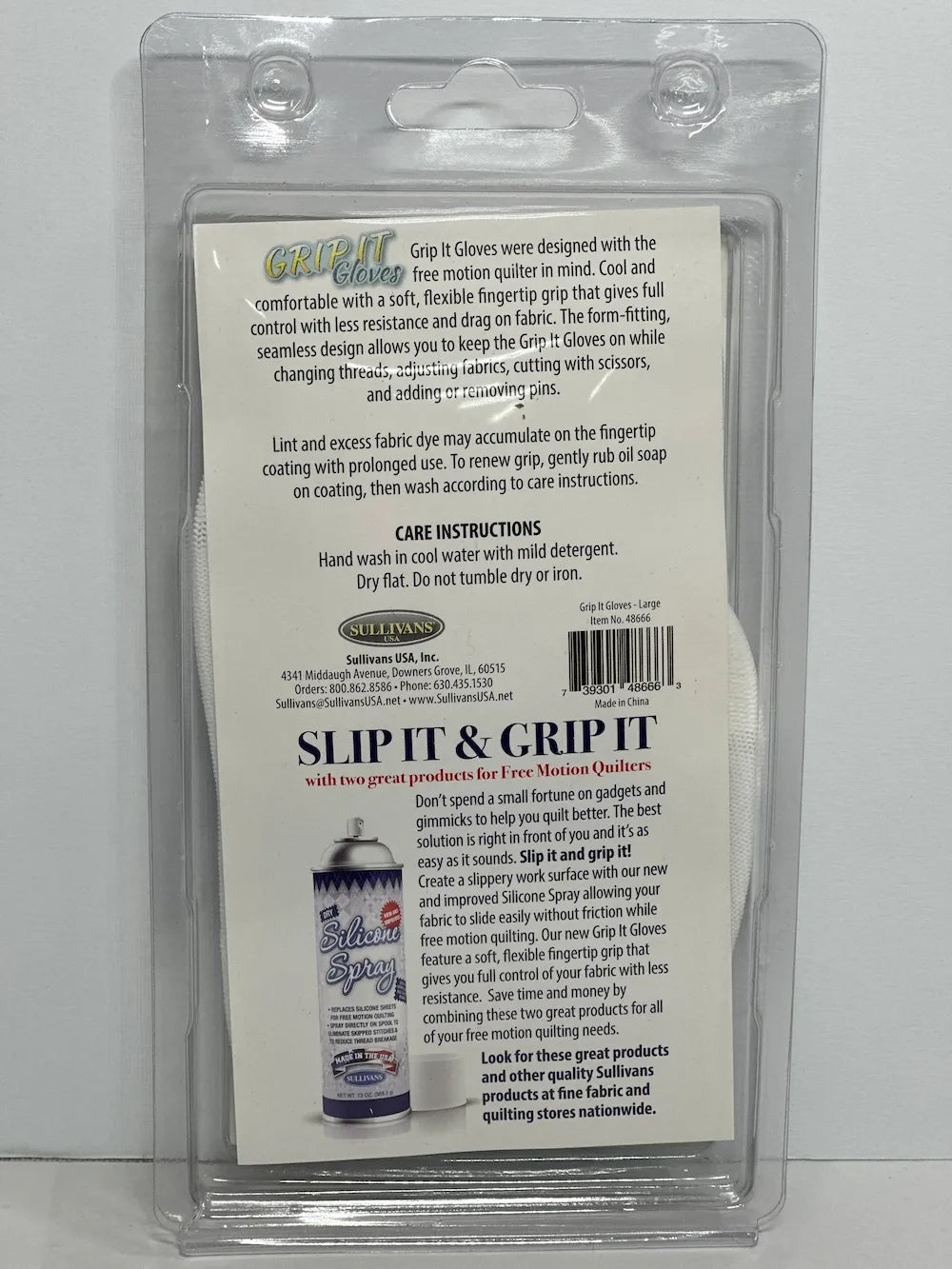 Grip It Gloves for Free Motion Quilting, Sewing, & Crafting