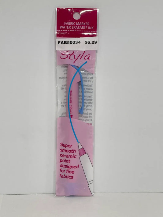 Styla Fabric Marker (Water Erasable Ink)