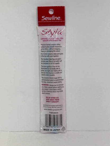 Styla Fabric Marker (Water Erasable Ink)