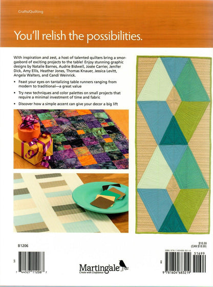 Set the Table: 11 Designer Patterns for Table Runners by Martingale & Company